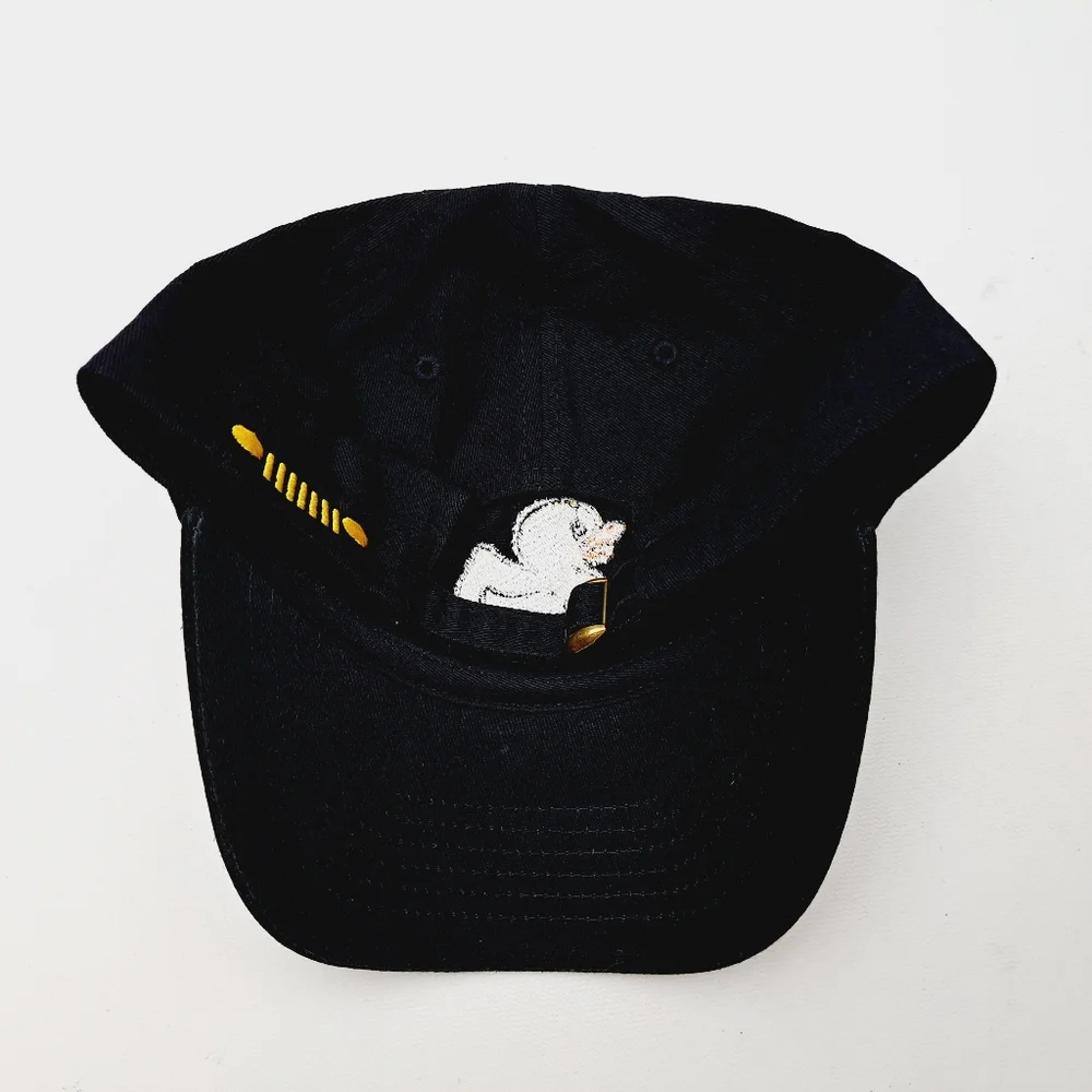 Jeep Duck Embroidered Dad Hat Cap Black Cotton Relaxed Strap - Picture 4 of 5